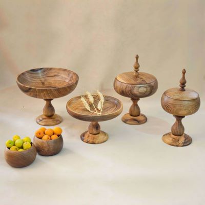 عرضه ظروف چوبی روستیک 